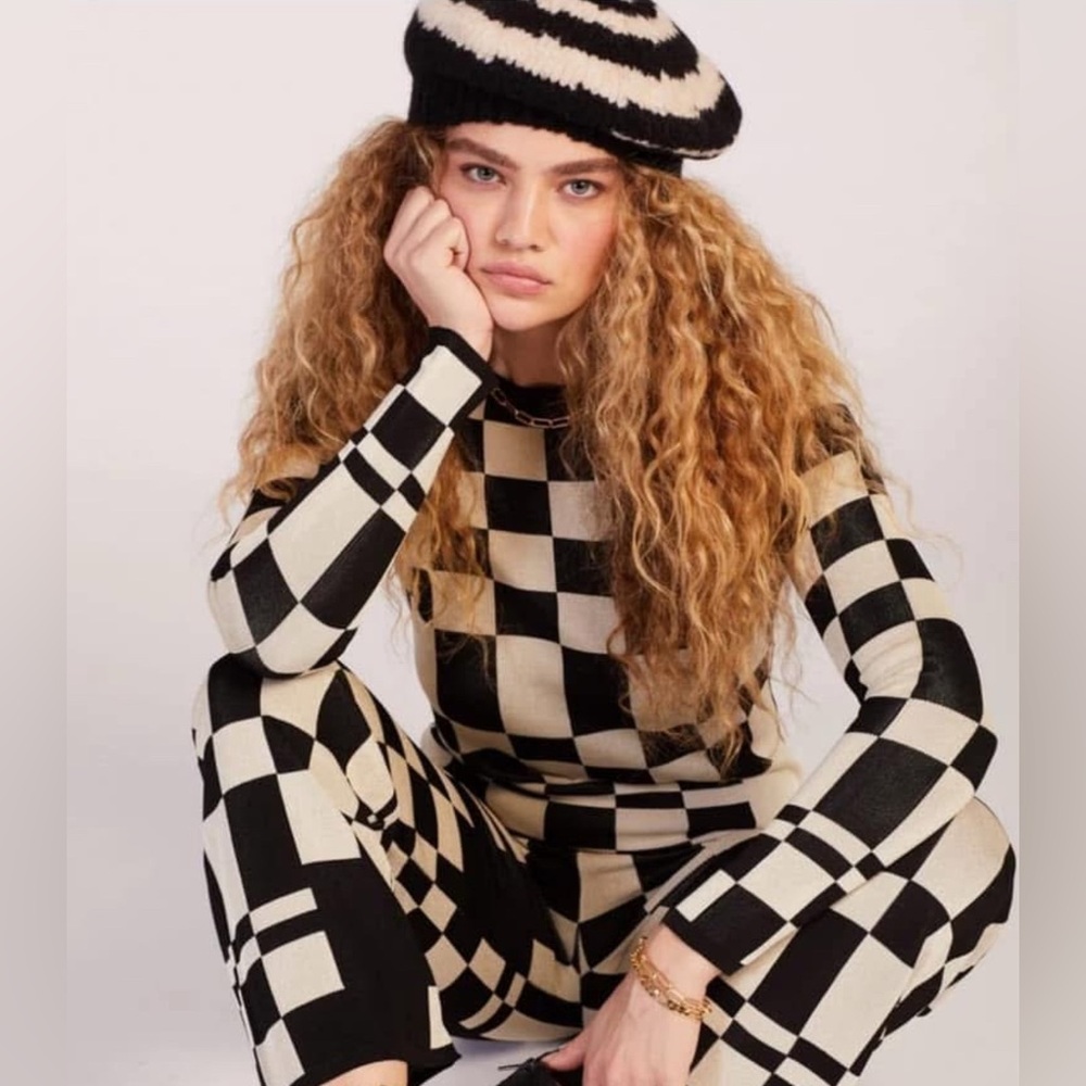 Paloma wool el valley check jacquard Set